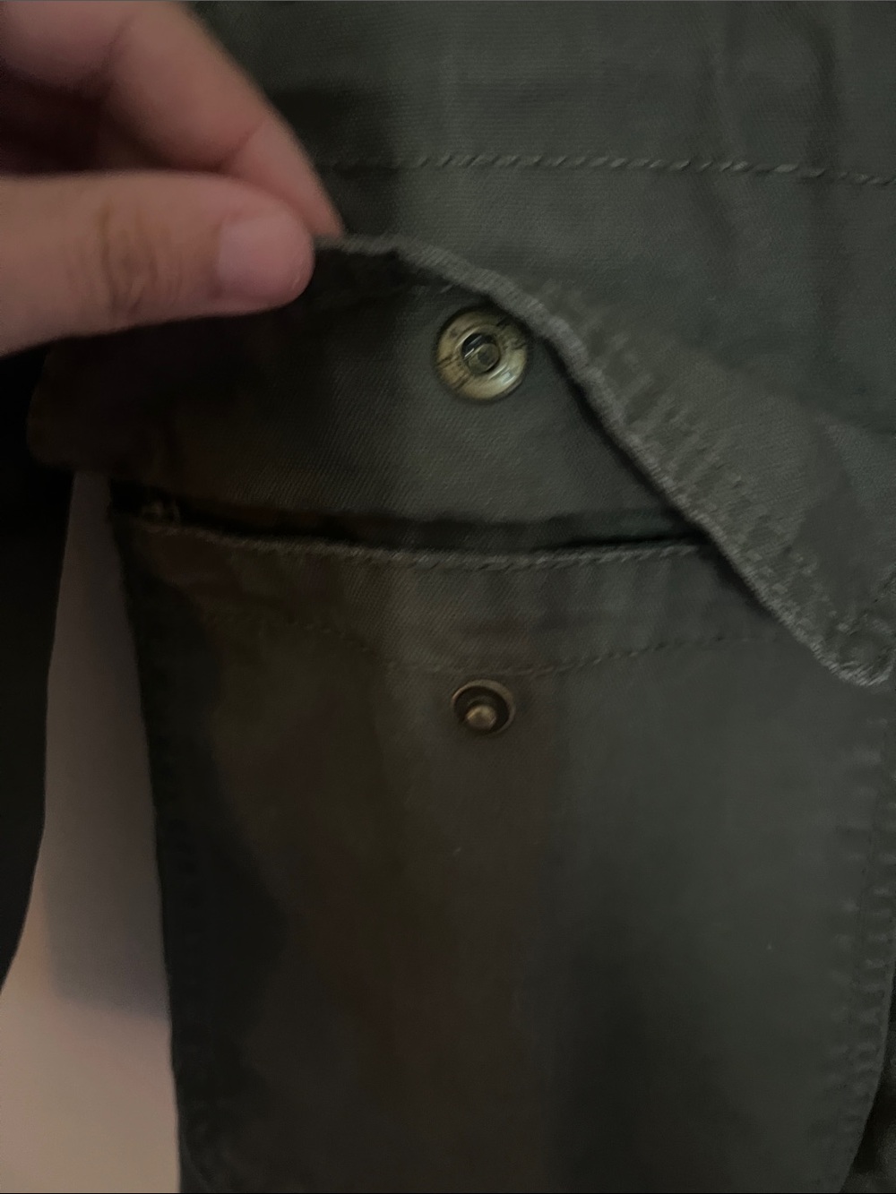 Universal Thread Olive Jacket with Branded Label - Picture 6 of 7
